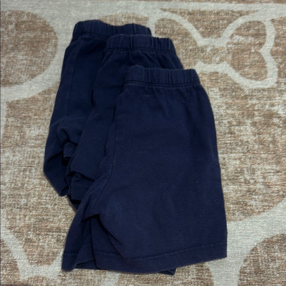 Navy Blue Toddler/Kids Biker Shorts